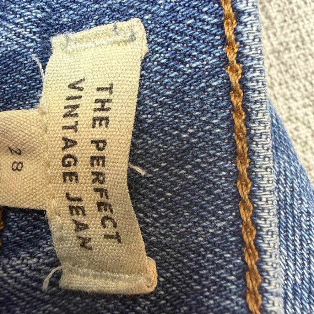 Madewell The Perfect Vintage Jean Barnwell Wash Blue High Rise Size 28 M6298 - Picture 7 of 11